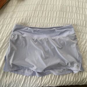 Lululemon Play off the Pleats Skirt Size 10 Daydream